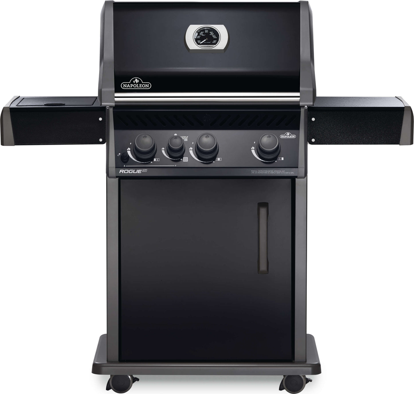 Rogue® XT 425 Barbecue à 3 brûleurs avec brûleur latéral à infrarouge, Noir
