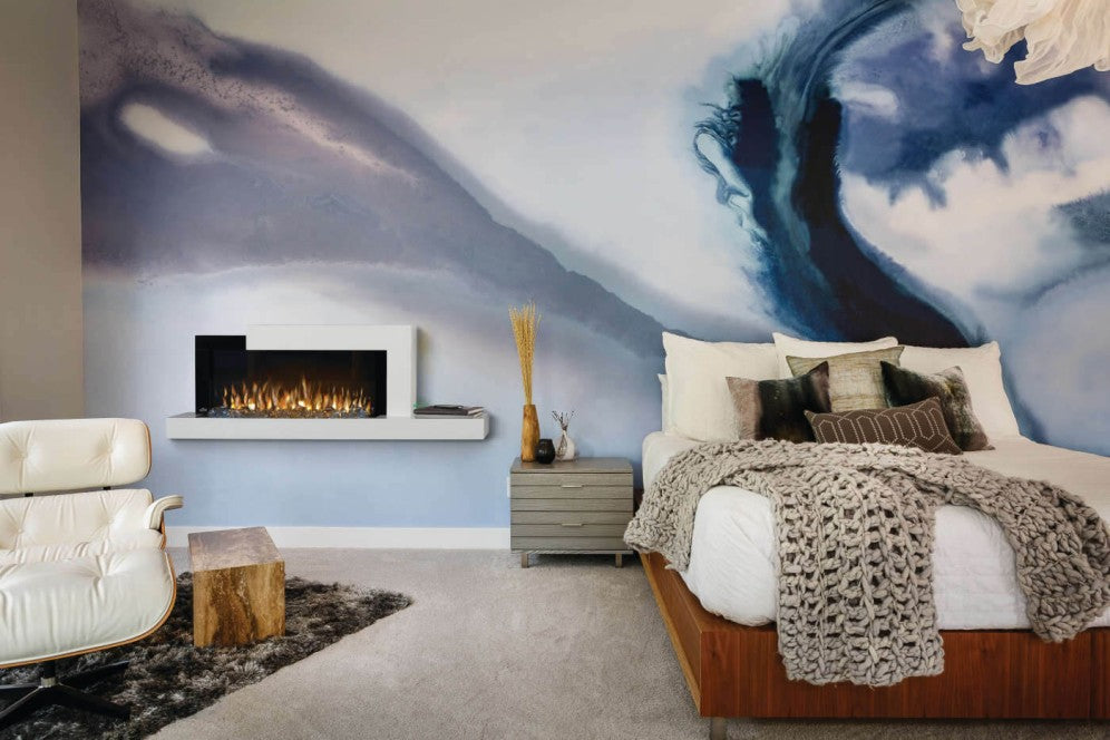 STYLUSᴹᴰ CARA ELITE Electric Wall Fireplace | NEFP32‑5019W‑IOT