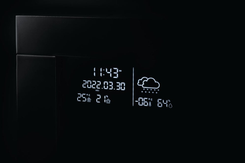 STYLUSᴹᴰ CARA ELITE Electric Wall Fireplace | NEFP32‑5019W‑IOT