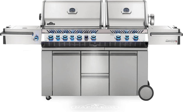 Prestige PRO 825 RSBI with Dual Side Burner, Floating and Rear Infrared Burners