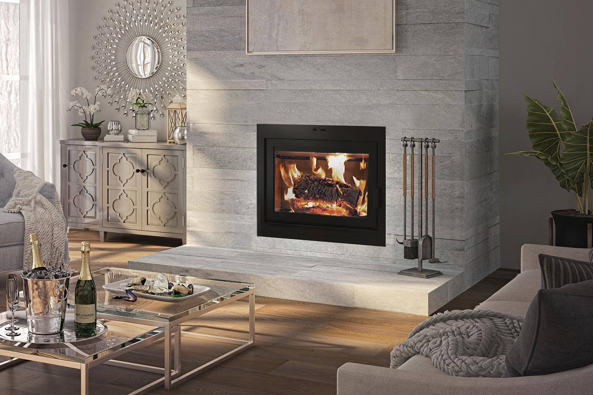 Élégance® 40 Wood Fireplace - UW0200