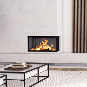 LUXUS® 32 Right Corner Wood Fireplace - LXCR32