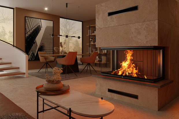 LUXUS® 40 Bay Wood Fireplace - LXB40