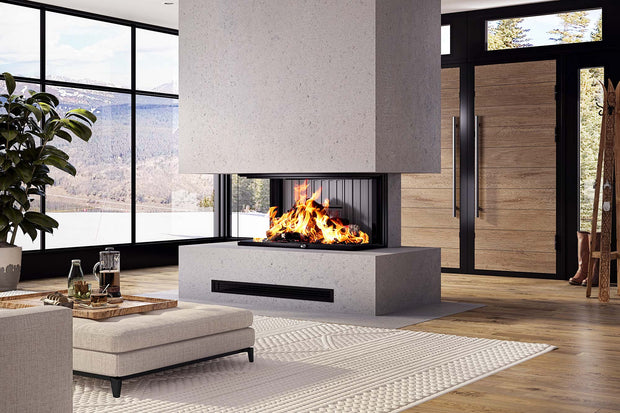 LUXUS® 40 Bay Wood Fireplace - LXB40
