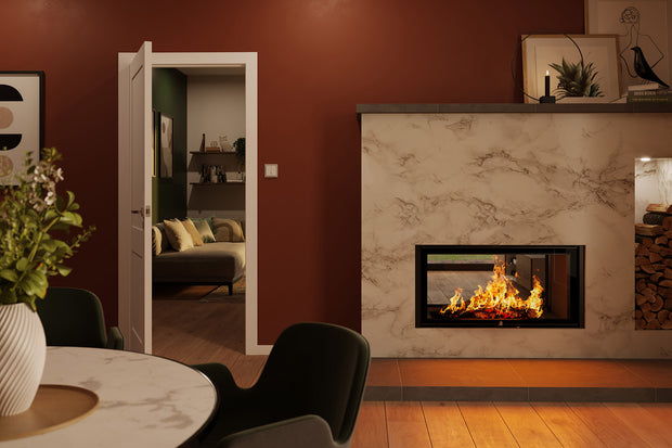 LUXUS® 40 See-Through Wood Fireplace - LXST40