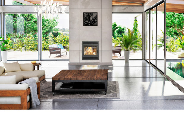 ASTRA DUO 38 Traditional See-Through Wood Fireplace - 38ATD-01