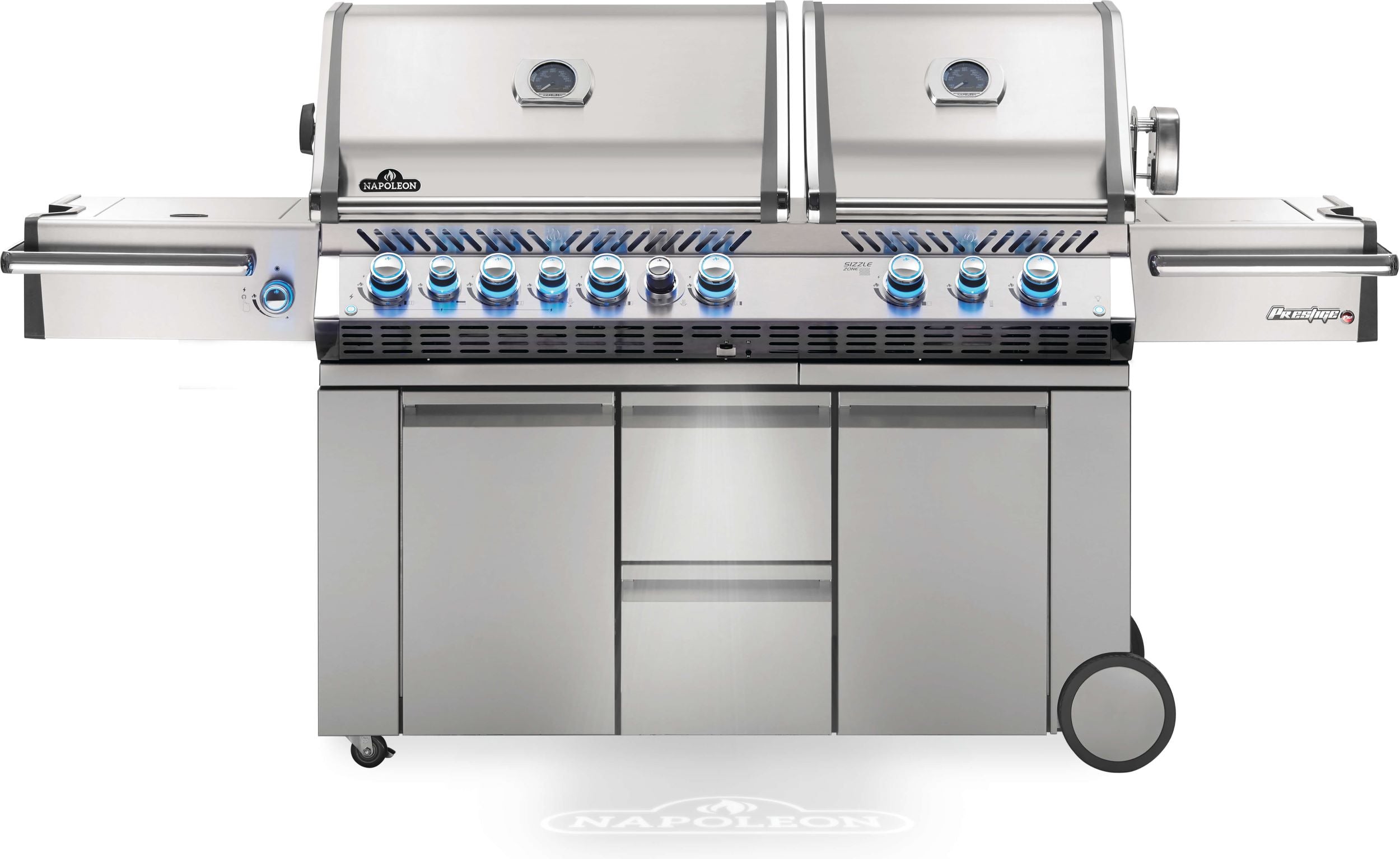 Prestige PRO™ 825 avec brûleur latéral électrique et brûleurs infrarouges arrière et inférieur