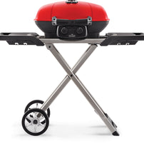 TravelQ™ 285X Portable Propane Gas Grill and Scissor Cart with Griddle